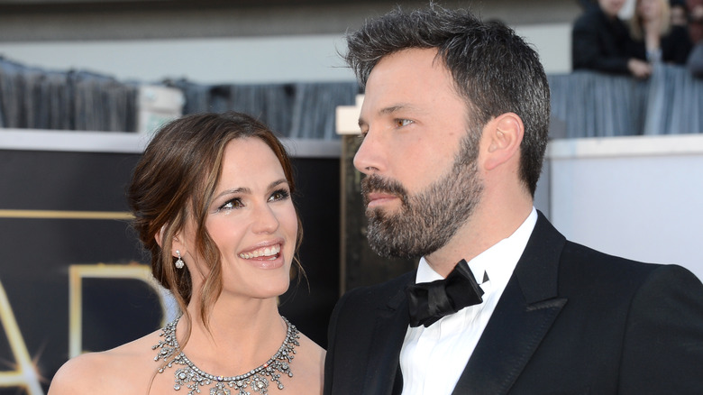 Ben Affleck and Jennifer Garner smiling