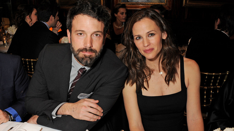 Ben Affleck and Jennifer Garner smiling