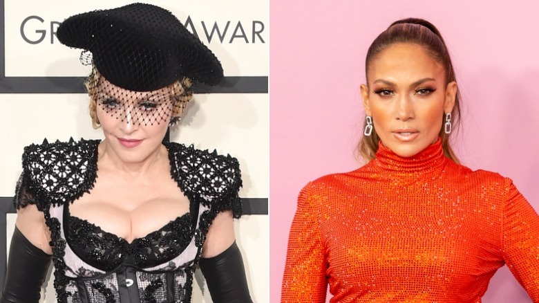 Madonna and Jennifer Lopez side by side