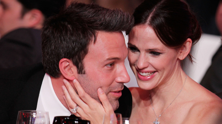 Ben Affleck and Jennifer Garner smiling