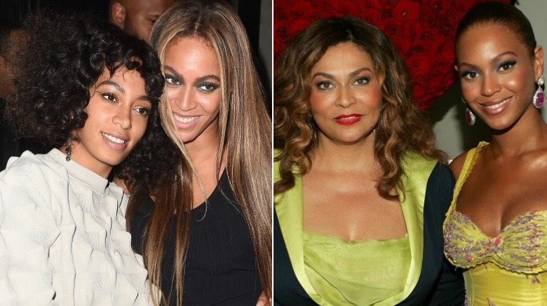 Solange Knowles and Beyonce, Tina Knowles-Lawson and Beyonce