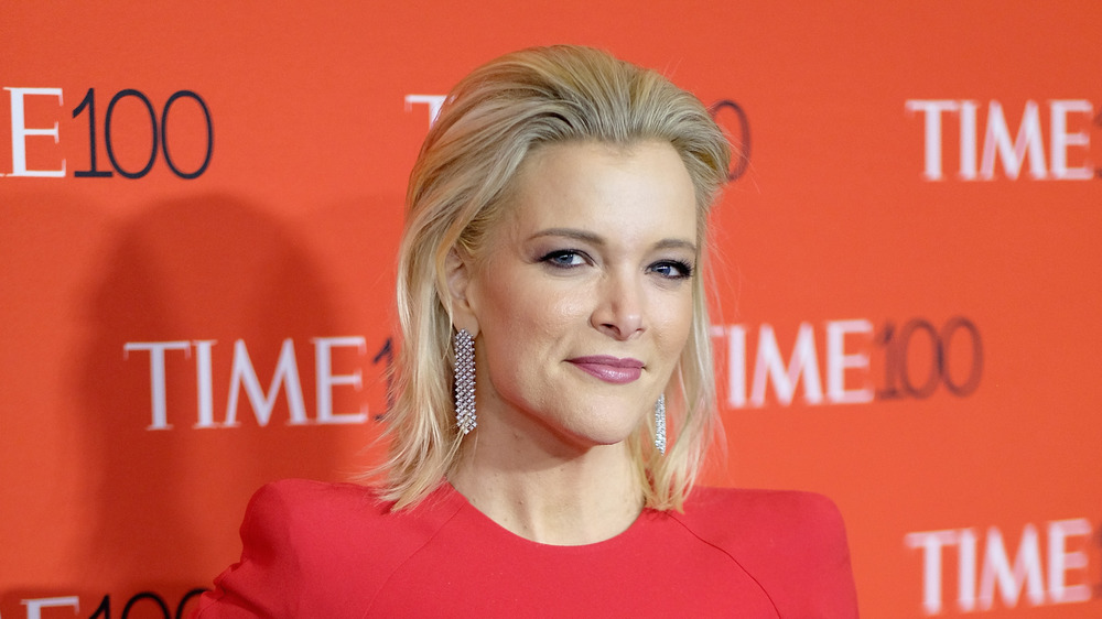 Megyn Kelly in a red dress