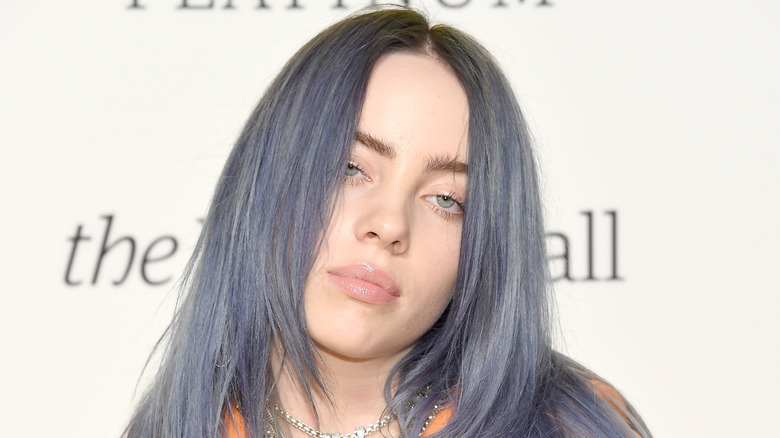 Billie Eilish gazing in front 