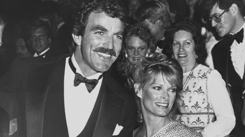 Tom Selleck and Jacqueline Ray smiling