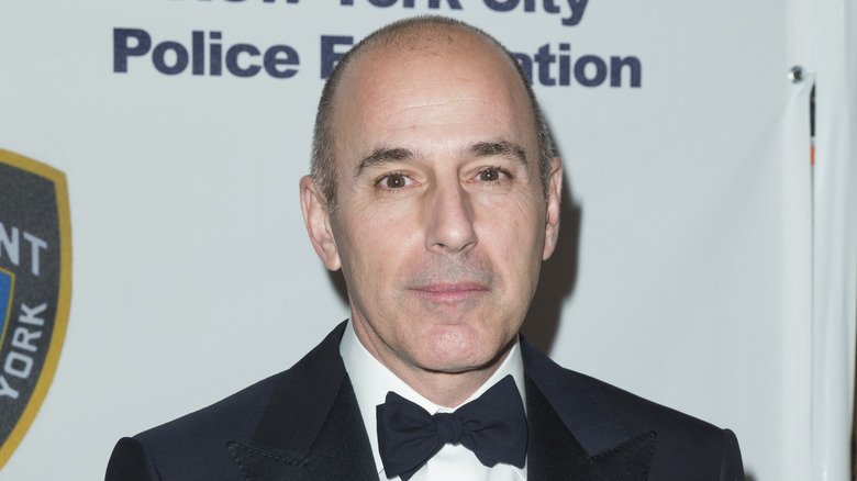 Matt Lauer at the New York City Police Foundation gala 2016