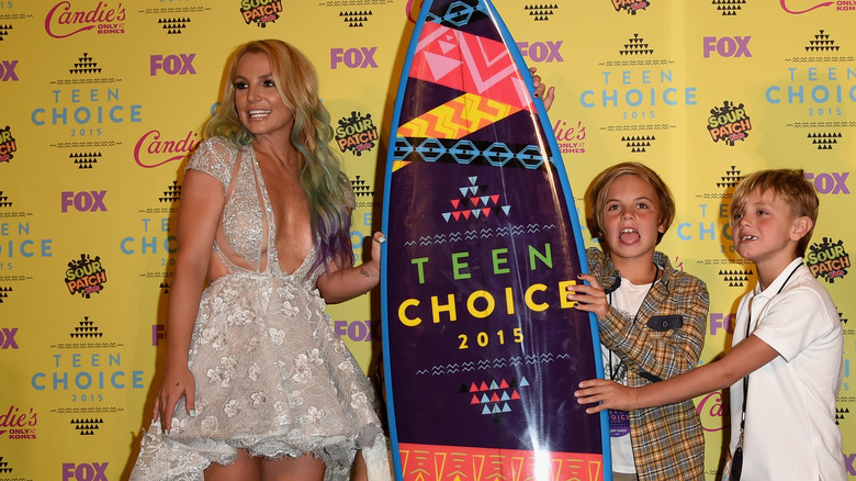 Britney Spears and her sons