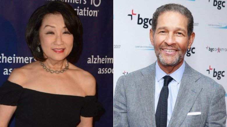 Connie Chung, Bryant Gumbel split image