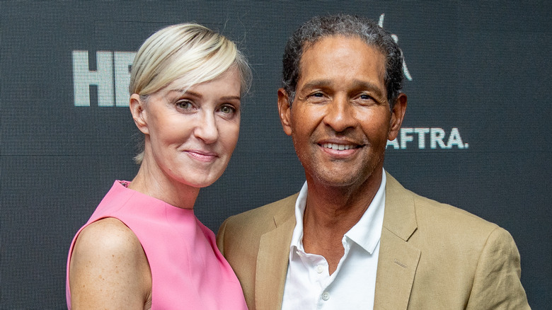 Hilary Quinlan and Bryant Gumbel smiling