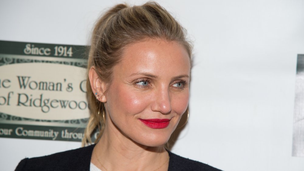 Cameron Diaz Visits the Woman's Club of Ridgewood