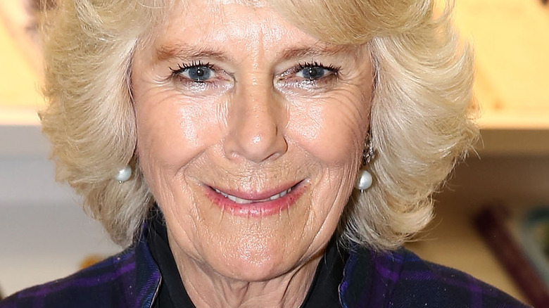 Camilla Parker Bowles smiling