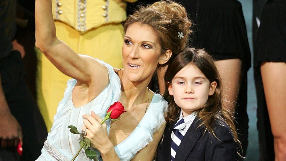 Celine Dion and son René-Charles Angelil