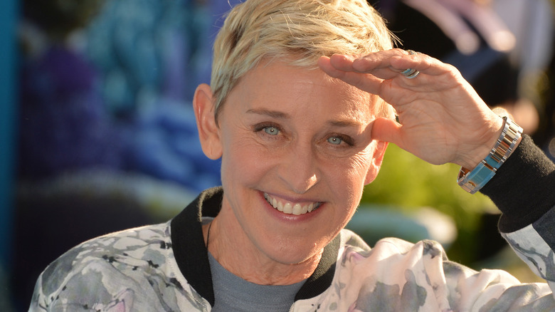 Ellen DeGeneres posing