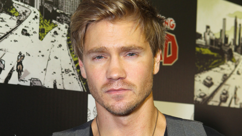 Chad Michael Murray frowning