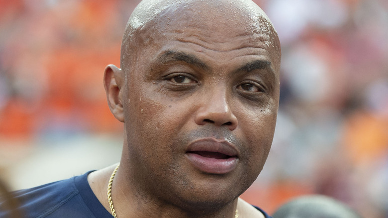 Charles Barkley staring