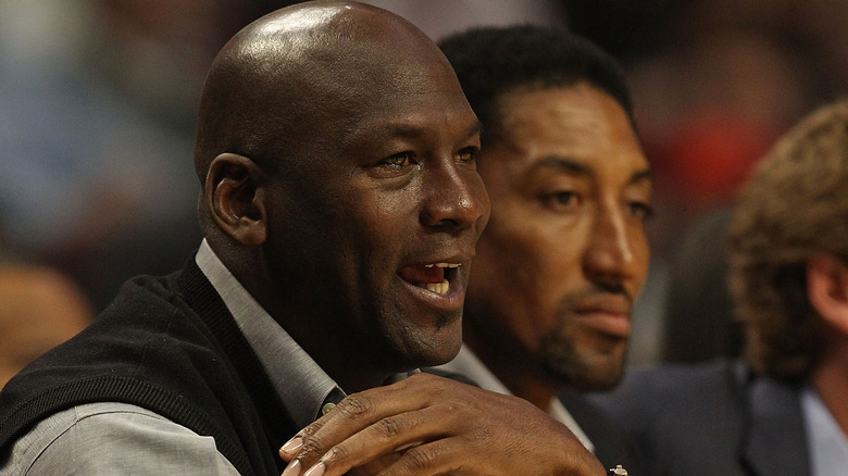 Michael Jordan and Scottie Pippen