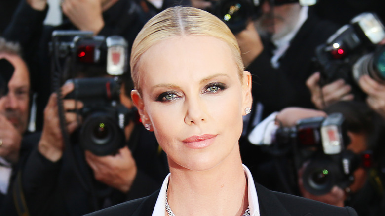 Charlize Theron at red carpet