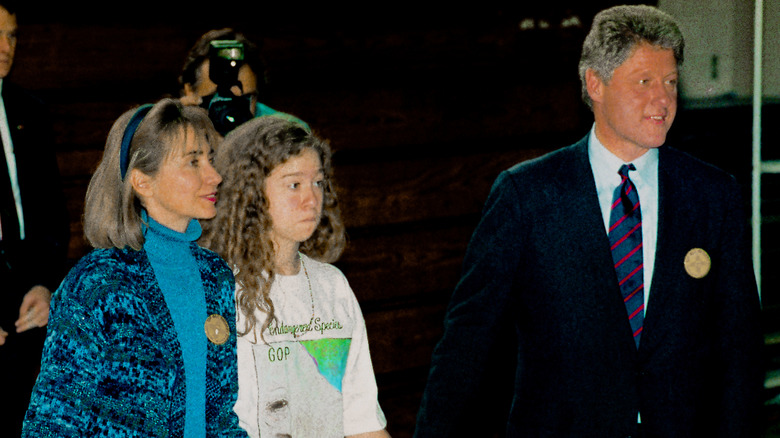 The Clinton family in 1992