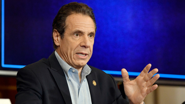 Andrew Cuomo during a 2020 COVID update