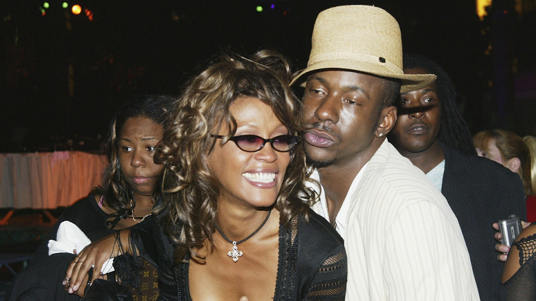 Whitney Houston and Bobby Brown in 2003