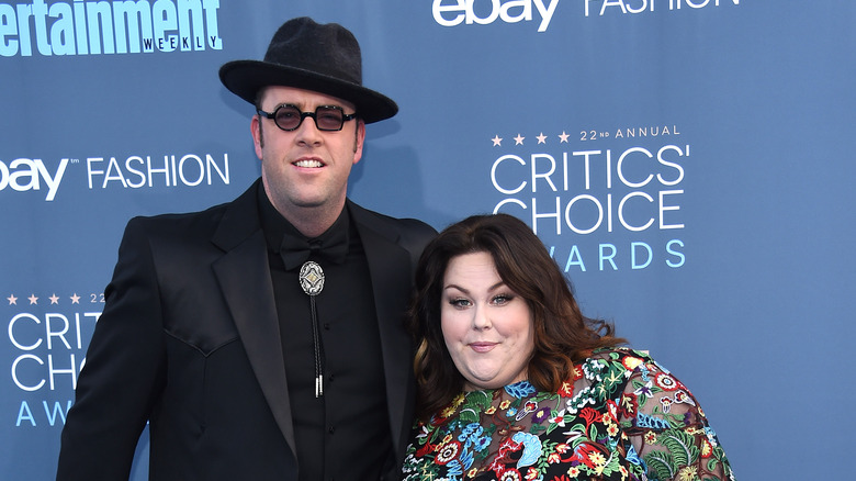 Chris Sullivan and Chrissy Metz red carpet