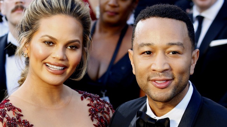 Chrissy Teigen John Legend smile 