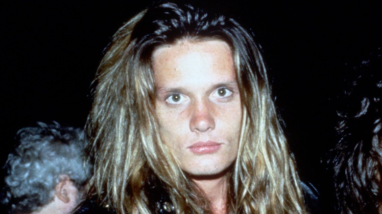 Sebastian Bach on the red carpet