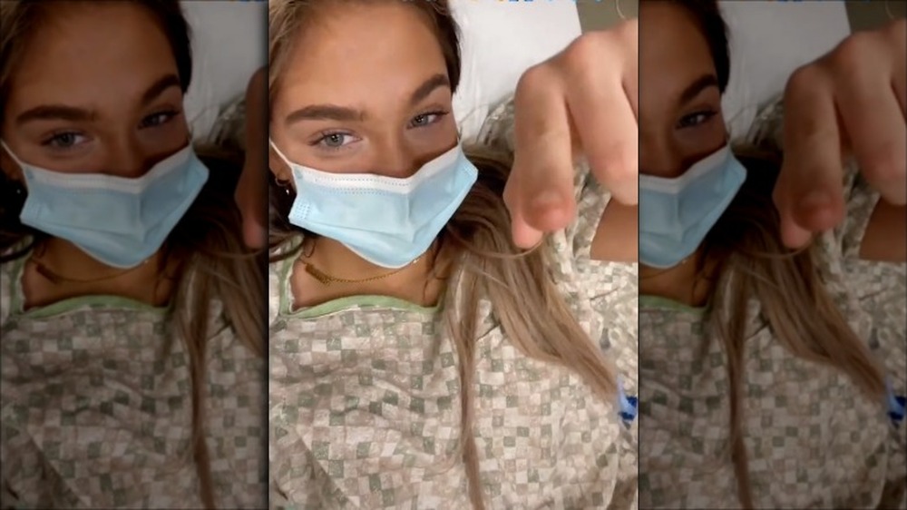 Claudia Conway appears in a TikTok video