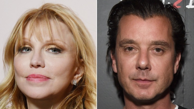 Courtney Love and Gavin Rossdale split image 