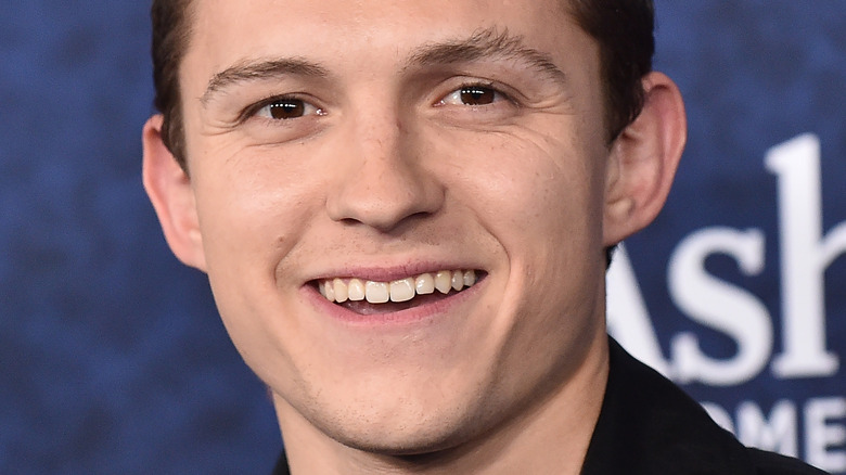 Tom Holland smiling