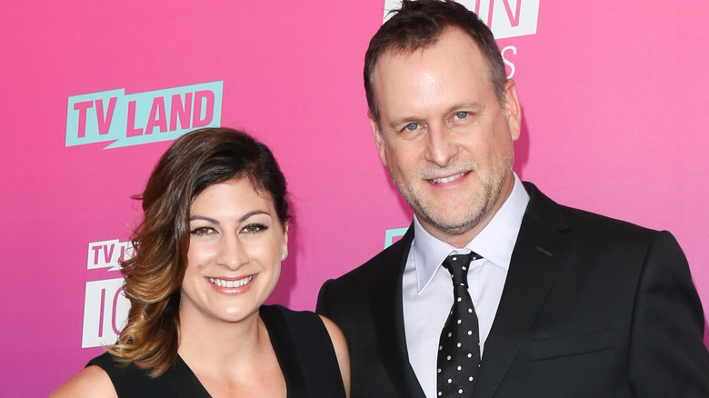 Dave Coulier and Melissa Bring smiling