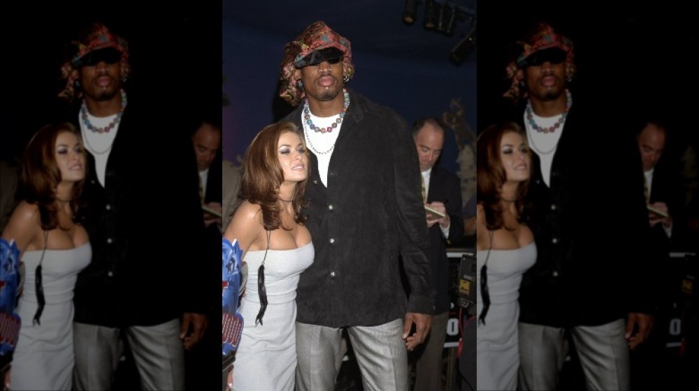 Dennis Rodman and Carmen Electra