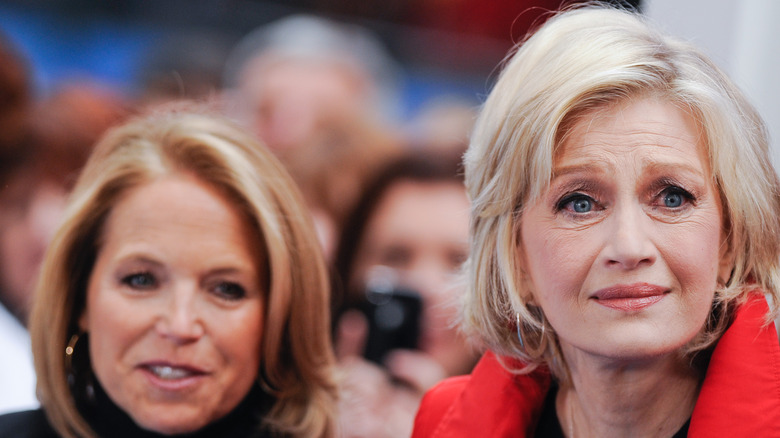 Diane Sawyer with Katie Couric