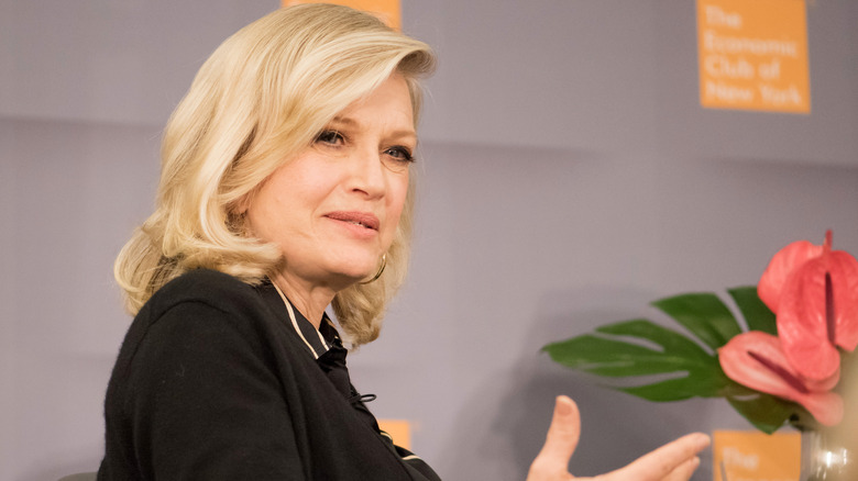 Diane Sawyer talking