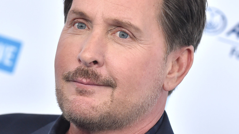 Emilio Estevez with mustache