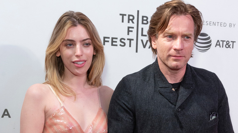 Clara McGregor and Ewan McGregor at the Tribeca Film Festival's 'Zoe' premiere 2018