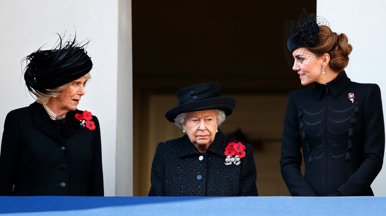 Kate Middleton, Camilla and the Queen on Remembrance Day