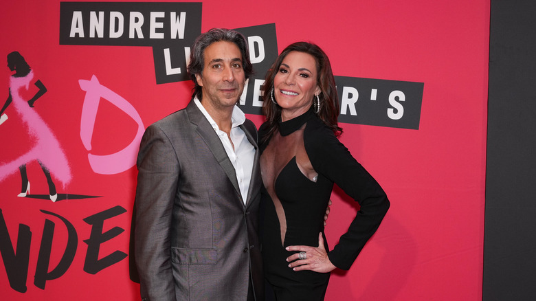 Jacques Azoulay and Luann de Lesseps posing