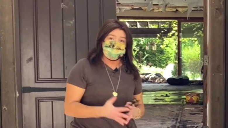 Rachael Ray's home after a fire