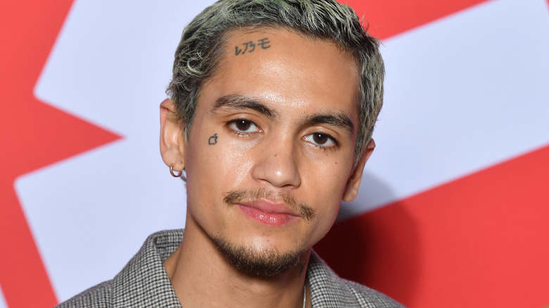 Dominic Fike with bleached hair