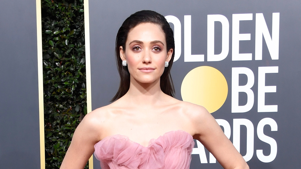 Emmy Rossum on the red carpet 