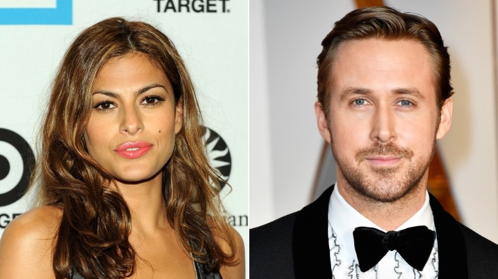 Eva Mendes, Ryan Gosling, posing