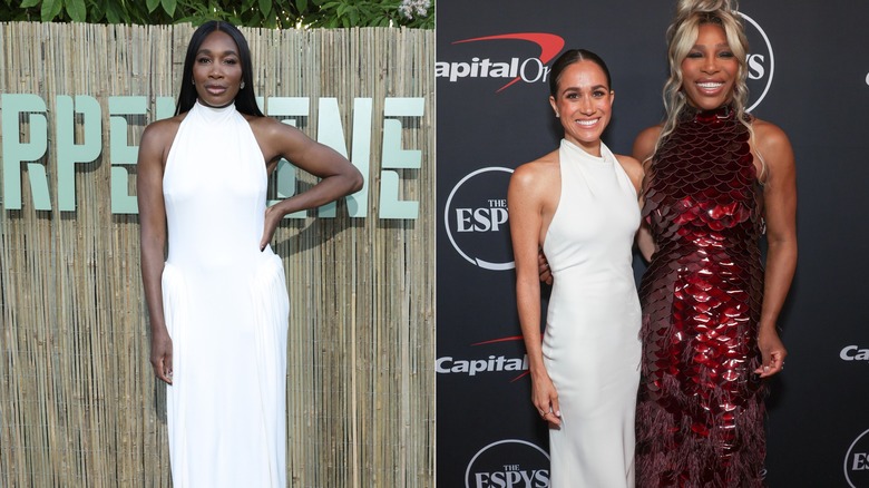 Venus Williams; Meghan Markle and Serena Williams