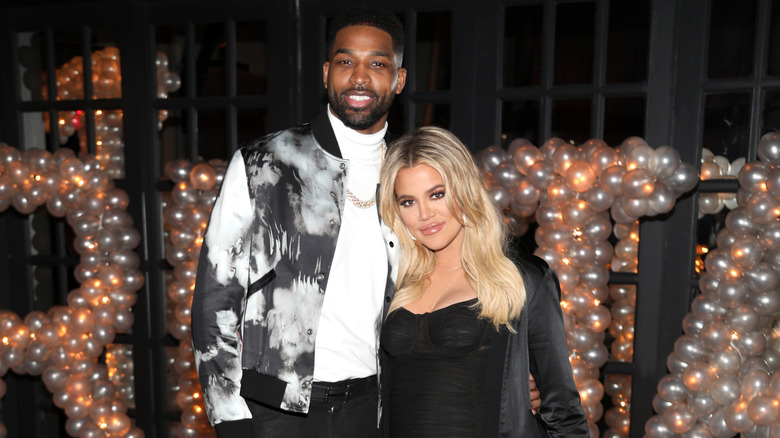 Tristan Thompson with Khloe Kardashian