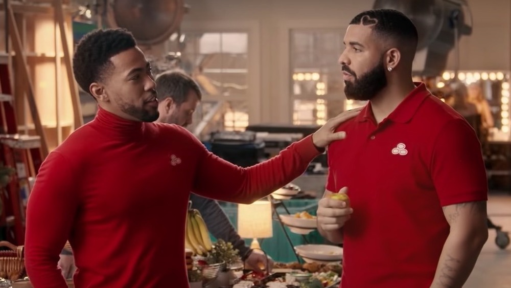 Kevin Miles and Drake in a State Farm Commercial 