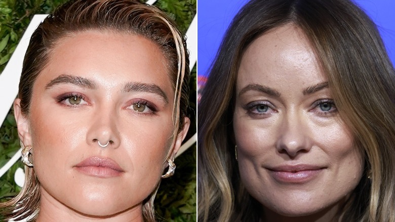 Florence Pugh and Olivia Wilde