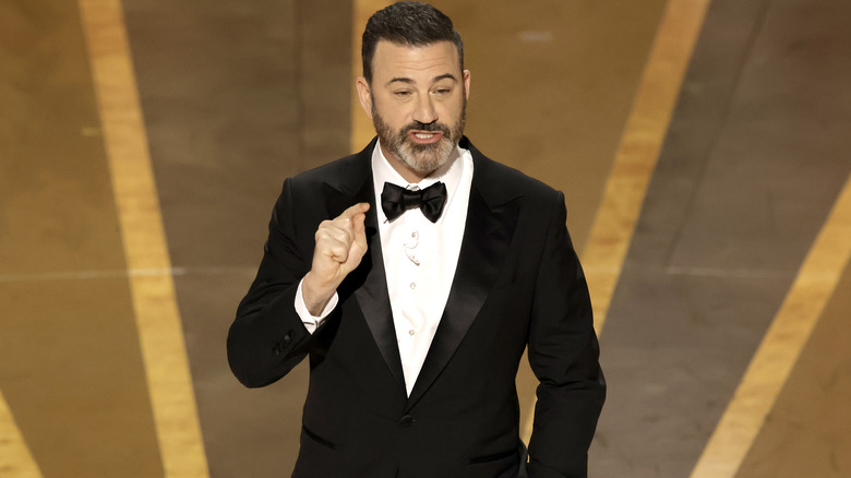 Jimmy Kimmel wearing a tuxedo