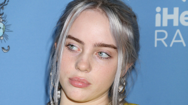 Billie Eilish on a red carpet 