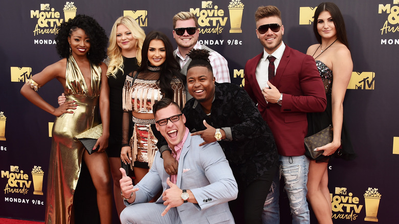 Gus Smyrnios and the 'Floribama Shore' cast in 2018