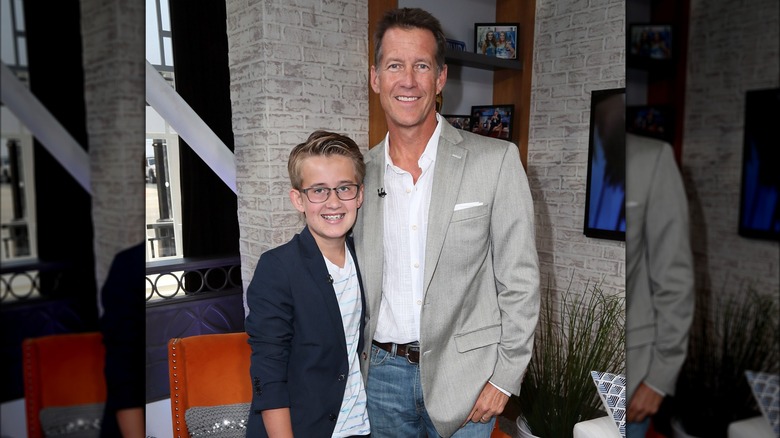 James Denton and Sheppard smiling