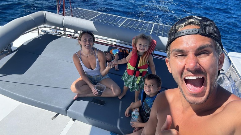 The PenaVega family smiling